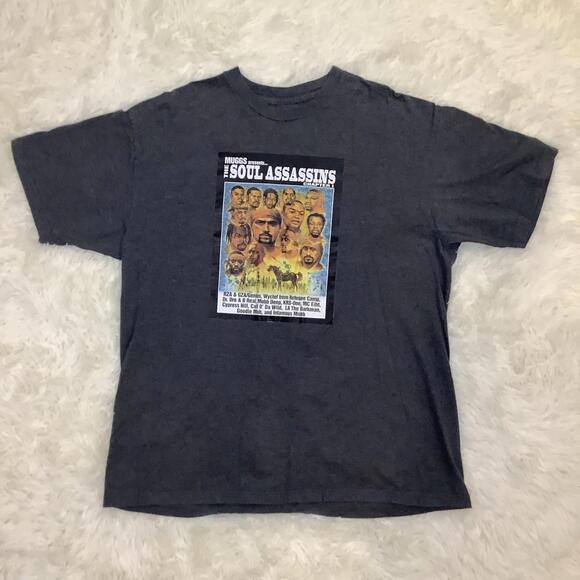 “MUGGS presents… The Soul Assassins Chapter 1” Men’s Gray Heavy T-shirt Size XL - Picture 1 of 7